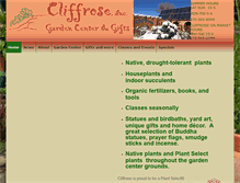 Tablet Screenshot of cliffrosegardens.com